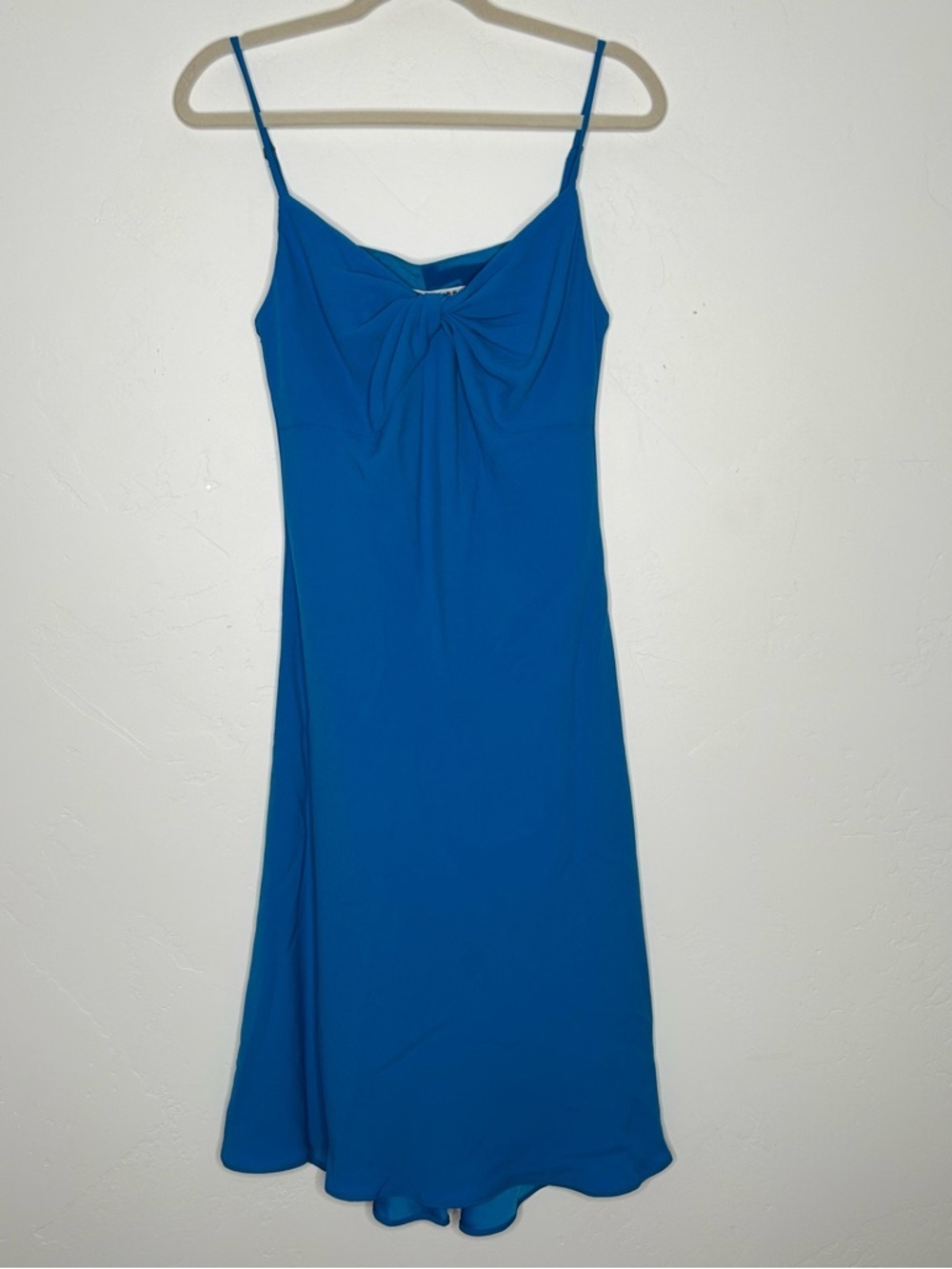 NWT Trina Turk Bright Blue Bora Bora‎ Slip Dress Midi Size Medium Summer Wedding